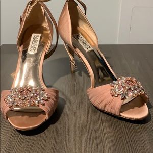 Badgley Mischka pink heels